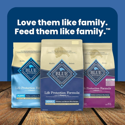 Blue Buffalo Life Protection Adult Dog Food – Chicken & Brown Rice, 30 lb - Paw Fit Gears
